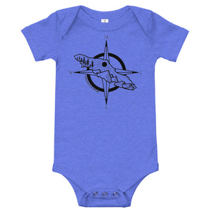 VI Compass baby onesie