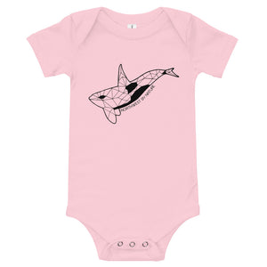 Geo Orca baby onesie