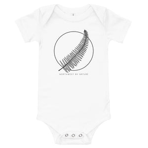 Western Sword Fern baby onesie