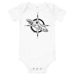 VI Compass baby onesie