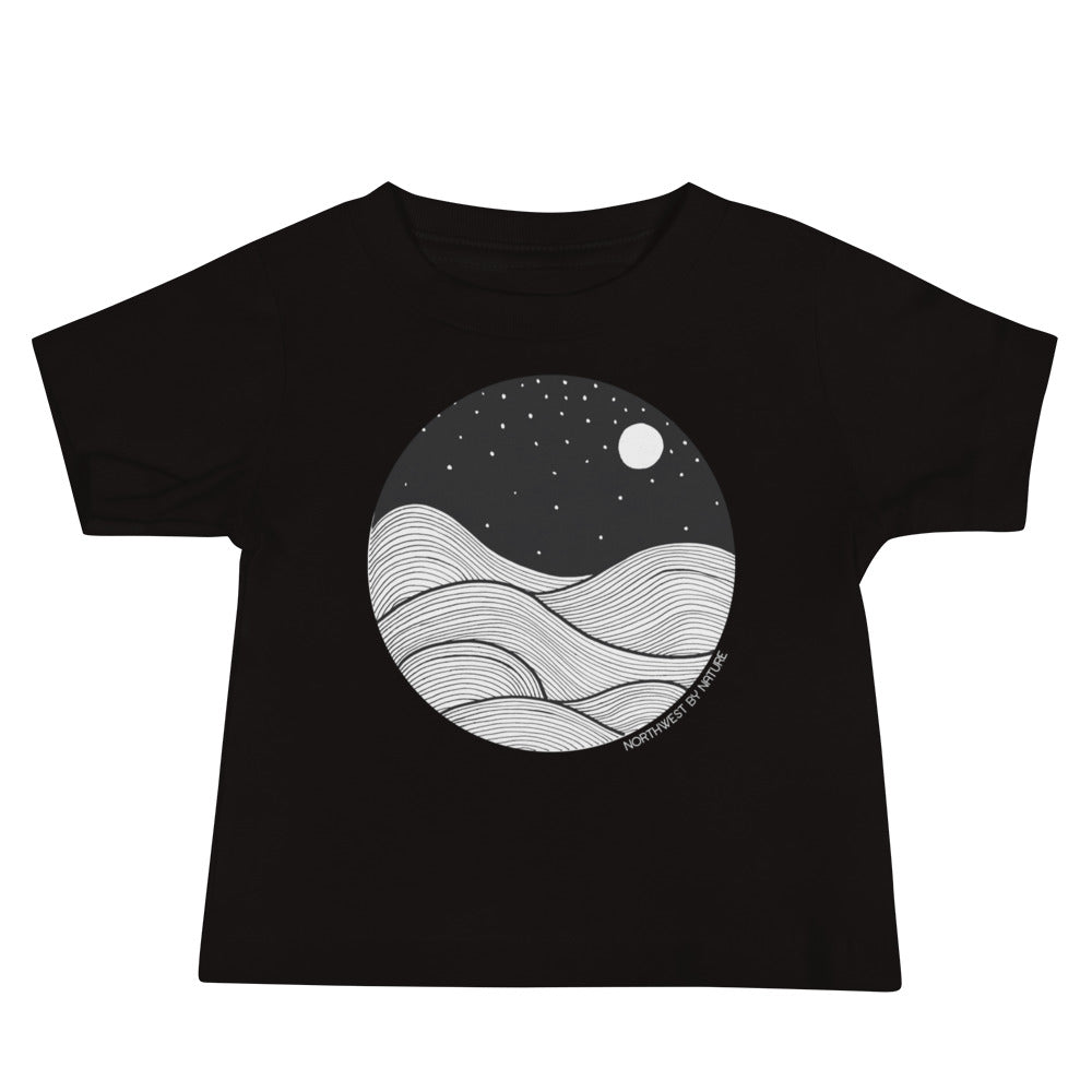 Midnight Waves Baby Tee