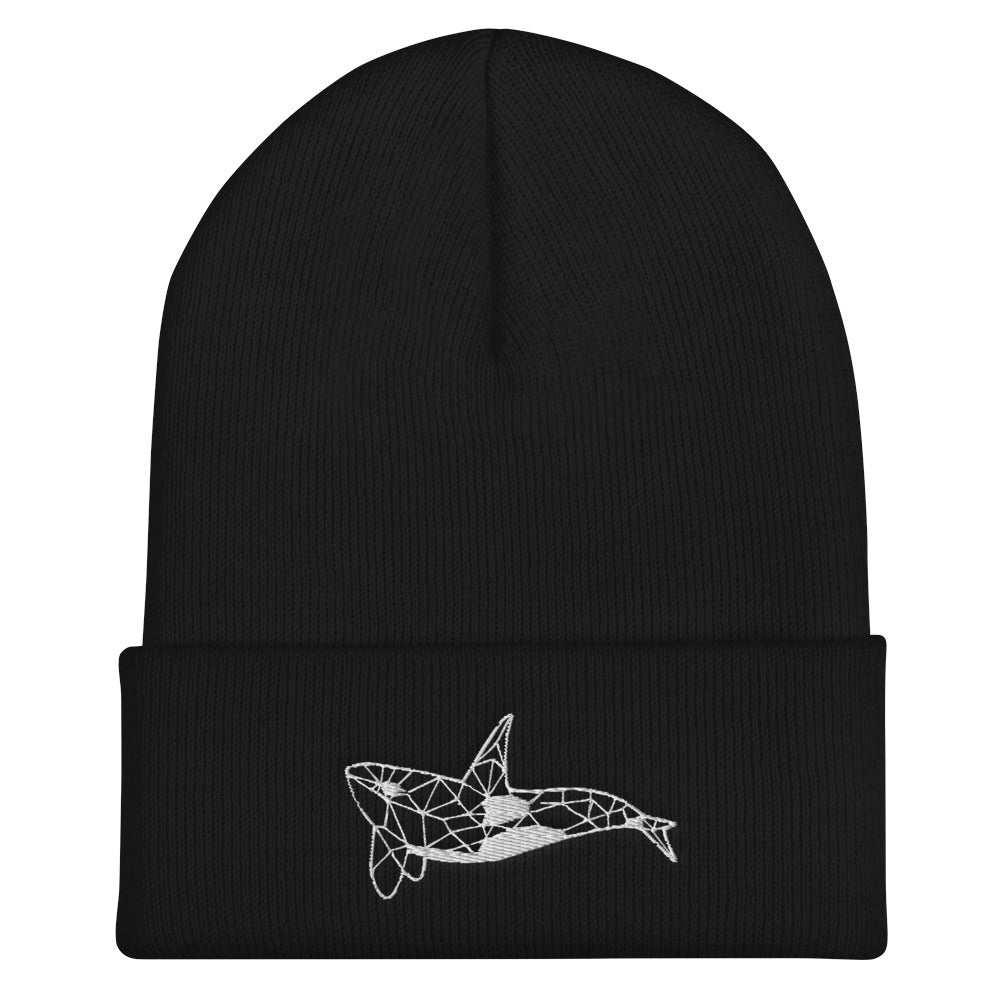 Geo Orca Cuffed Beanie