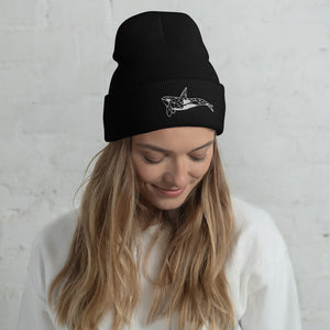 Geo Orca Cuffed Beanie