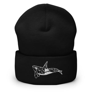 Geo Orca Cuffed Beanie