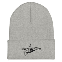 Load image into Gallery viewer, Geo Orca Cuffed Beanie
