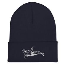 Load image into Gallery viewer, Geo Orca Cuffed Beanie
