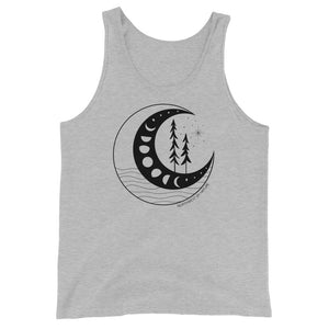 Moon Phases Unisex Tank Top