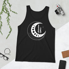 Load image into Gallery viewer, Moon Phases Unisex Tank Top
