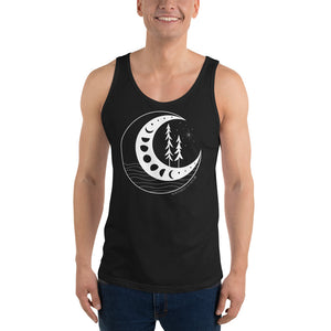 Moon Phases Unisex Tank Top