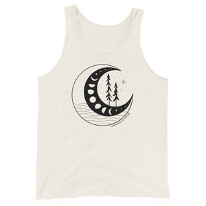 Moon Phases Unisex Tank Top