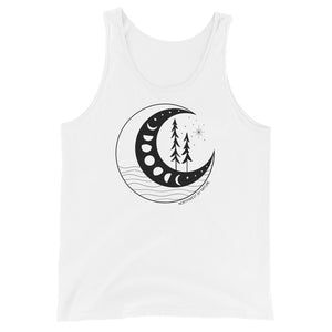 Moon Phases Unisex Tank Top