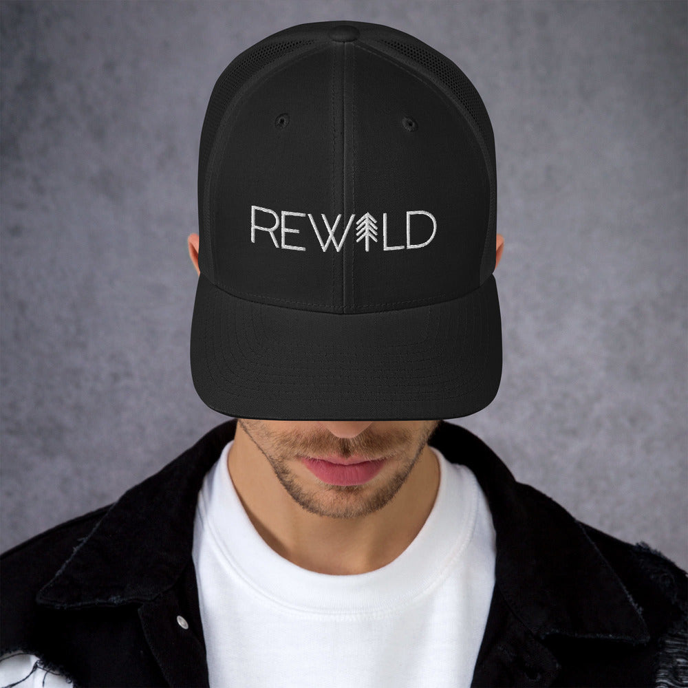 Rewild Mesh Snap Back Trucker Cap