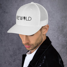 Load image into Gallery viewer, Rewild Mesh Snap Back Trucker Cap
