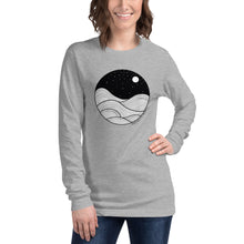 Load image into Gallery viewer, Midnight Waves Unisex Long Sleeve Tee
