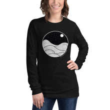 Load image into Gallery viewer, Midnight Waves Unisex Long Sleeve Tee
