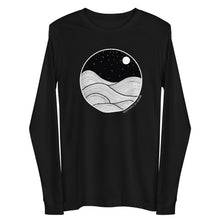 Load image into Gallery viewer, Midnight Waves Unisex Long Sleeve Tee
