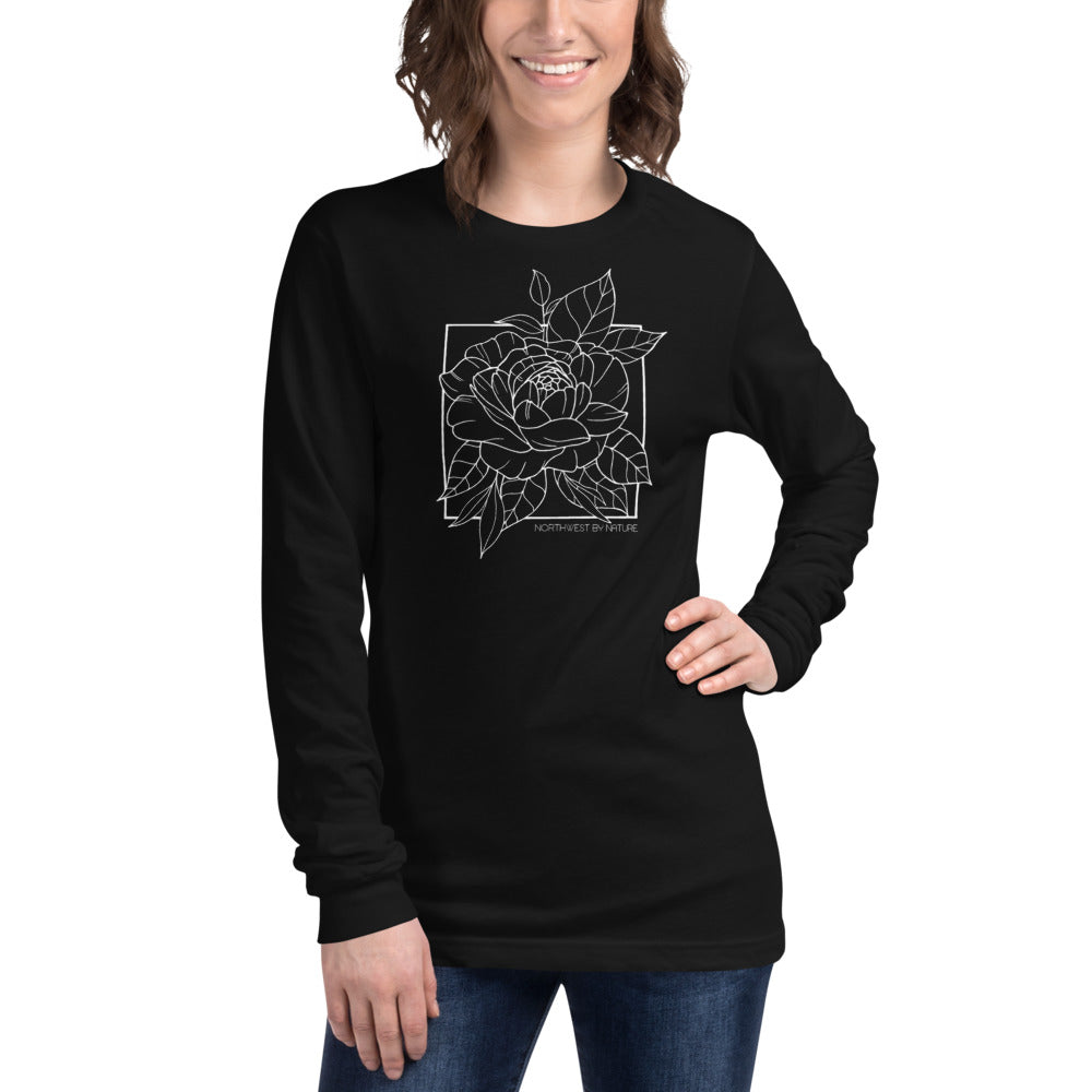 Peony Unisex Long Sleeve Tee