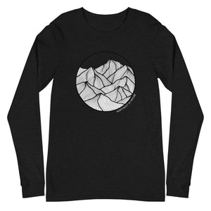 Circle Mountains Unisex Long Sleeve Tee