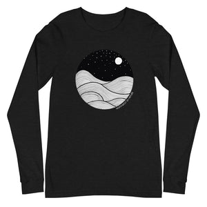 Midnight Waves Unisex Long Sleeve Tee