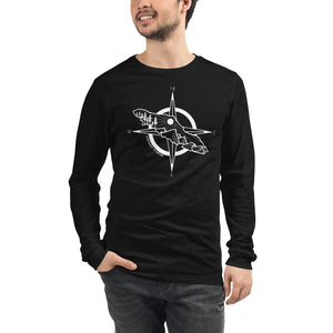VI Compass Unisex Long Sleeve Tee
