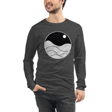 Load image into Gallery viewer, Midnight Waves Unisex Long Sleeve Tee
