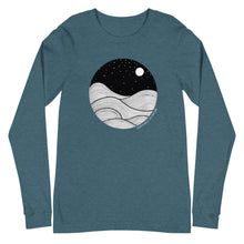 Load image into Gallery viewer, Midnight Waves Unisex Long Sleeve Tee
