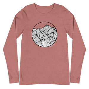 Circle Mountains Unisex Long Sleeve Tee