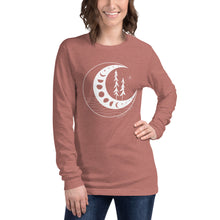 Load image into Gallery viewer, Moon Phases Unisex Long Sleeve Tee
