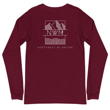 Load image into Gallery viewer, Northwest By Nature + Logo Unisex Long Sleeve Tee
