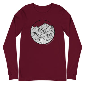 Circle Mountains Unisex Long Sleeve Tee