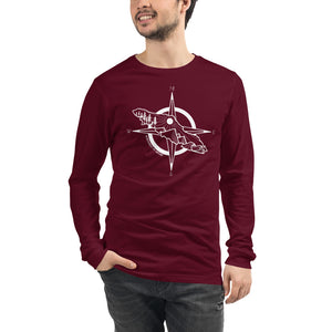 VI Compass Unisex Long Sleeve Tee