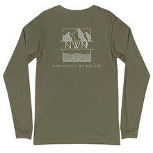 Load image into Gallery viewer, Northwest By Nature + Logo Unisex Long Sleeve Tee
