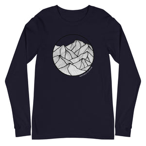 Circle Mountains Unisex Long Sleeve Tee