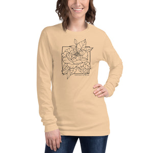 Peony Unisex Long Sleeve Tee