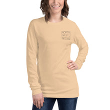 Load image into Gallery viewer, Northwest By Nature + Logo Unisex Long Sleeve Tee
