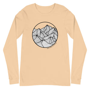 Circle Mountains Unisex Long Sleeve Tee