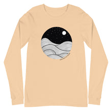 Load image into Gallery viewer, Midnight Waves Unisex Long Sleeve Tee
