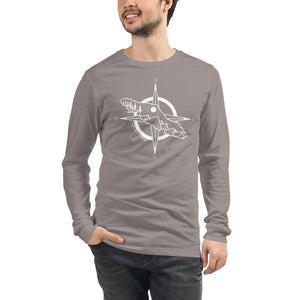 VI Compass Unisex Long Sleeve Tee
