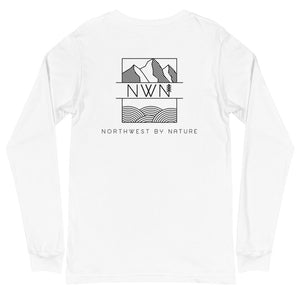 Northwest By Nature + Logo Unisex Long Sleeve Tee