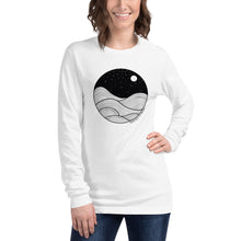 Load image into Gallery viewer, Midnight Waves Unisex Long Sleeve Tee
