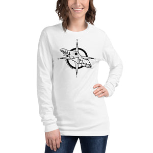 VI Compass Unisex Long Sleeve Tee