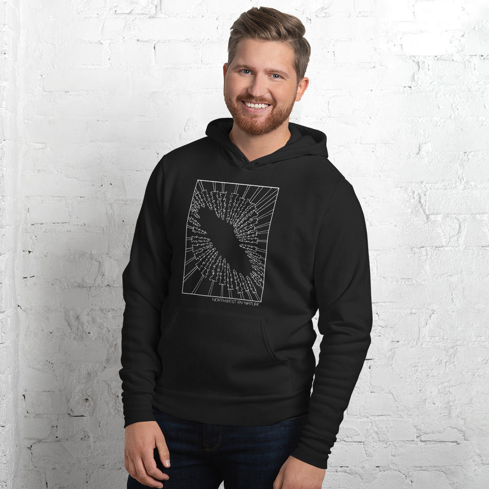 Vancouver Island Trees Unisex Hoodie