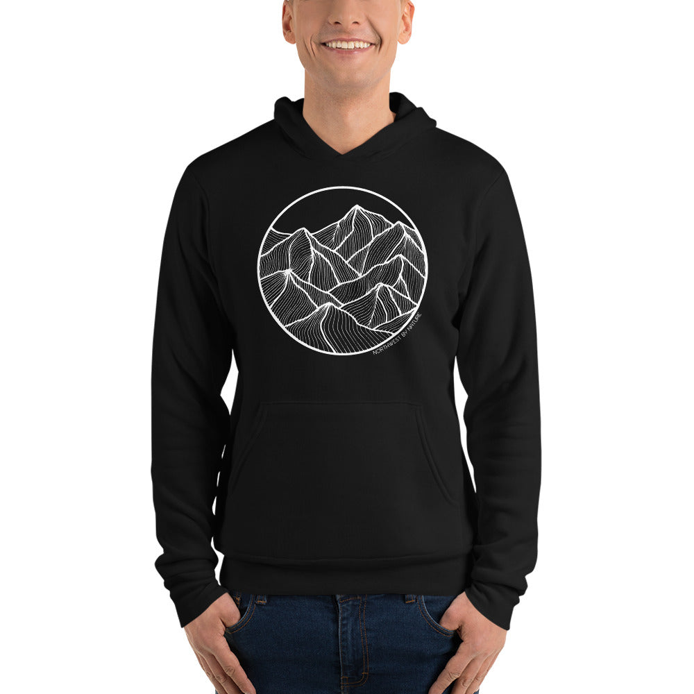 Circle Mountains Unisex Hoodie