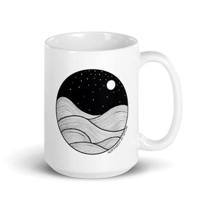 Midnight Waves Mug