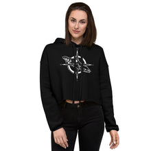 Load image into Gallery viewer, VI Compass Crop Hoodie
