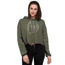 Load image into Gallery viewer, Adventure Awaits Crop Hoodie
