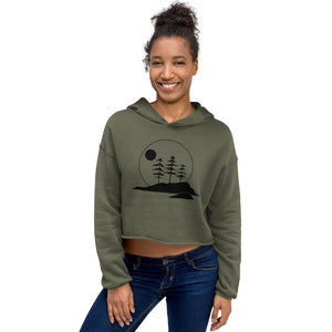 Pacific Rim Crop Hoodie