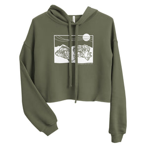 Whistler Blackcomb Crop Hoodie