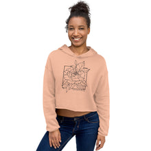 Load image into Gallery viewer, Peony Crop Hoodie
