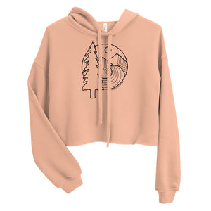 Adventure Awaits Crop Hoodie